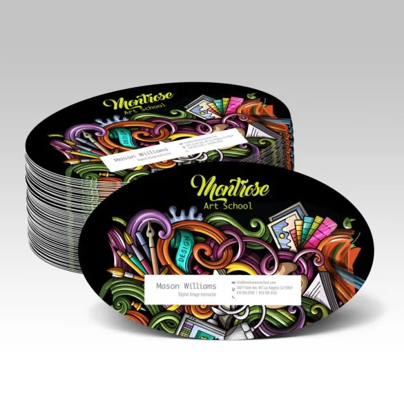 Oval Shape print product