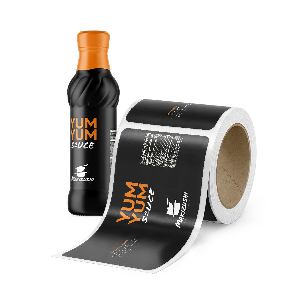 Waterproof / BOPP Labels — custom printed for FRONTROW Brands