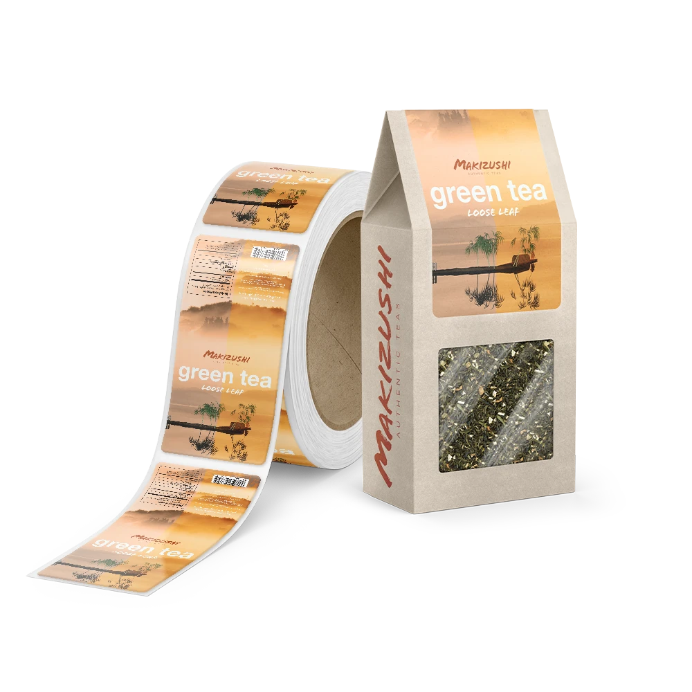 Roll Labels — custom printed for FRONTROW Brands
